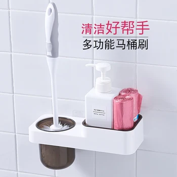 

Creative toilet brush suit