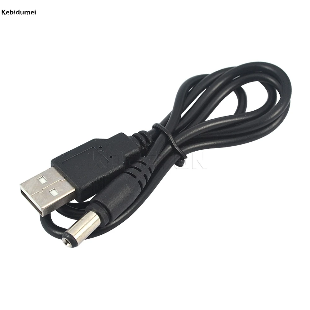 

Kebidumei USB 5V Charger power Cable USB to DC 5.5 mm plug / jack USB Power Cable For MP3/MP4 Player