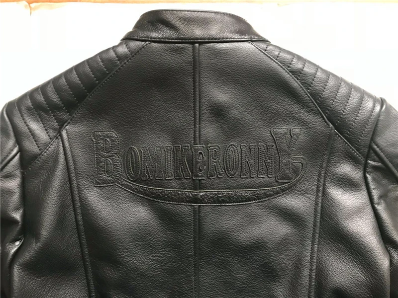 Прочитайте описание! Куртка мотоциклиста азиатского размера, тонкая мужская куртка из натуральной кожи, мужская куртка из натуральной кожи
