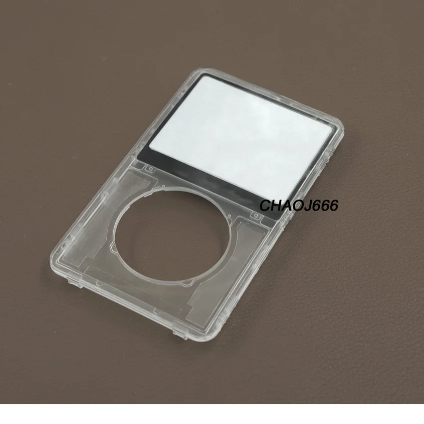 투명 투명 플라스틱 전면 페이스플레이트 하우징 케이스 커버 iPod 5th 비디오 30Gb 60GB 80GB용 클릭휠 센터 버튼