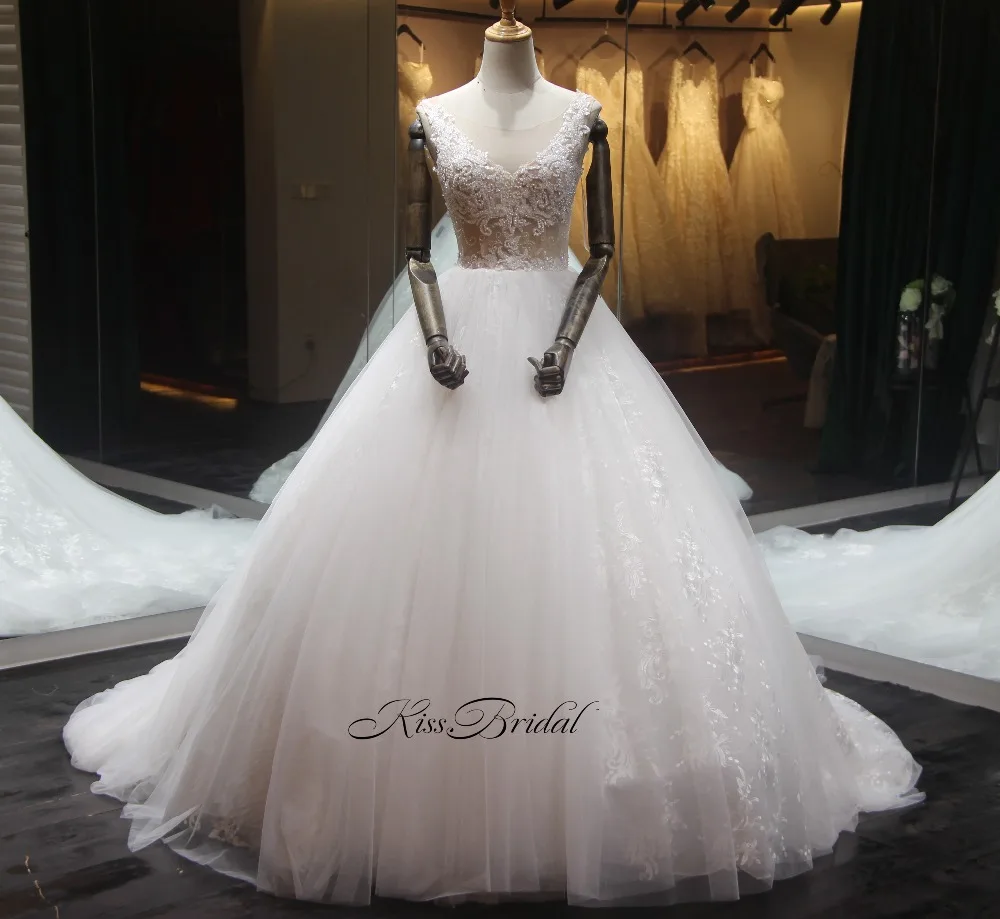 Халат de soriee принцессы Свадебное платье 2018 Совок Кепки рукавами Vestido de casamento Свадебные платья бальное платье невесты платья Casamento Халат de soriee принцессы Свадебное платье 2018 Совок Кепки рукавами Vestido de casamento Свадебные платья бальное платье невесты платья Casamento