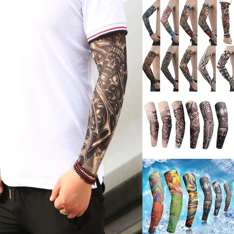 

Motorcycle Accessories Outdoor Cycling Cycling Sunscreen Ice Sleeve Basketball Armband Camouflage Arm Sleeve Protect Arm Skin