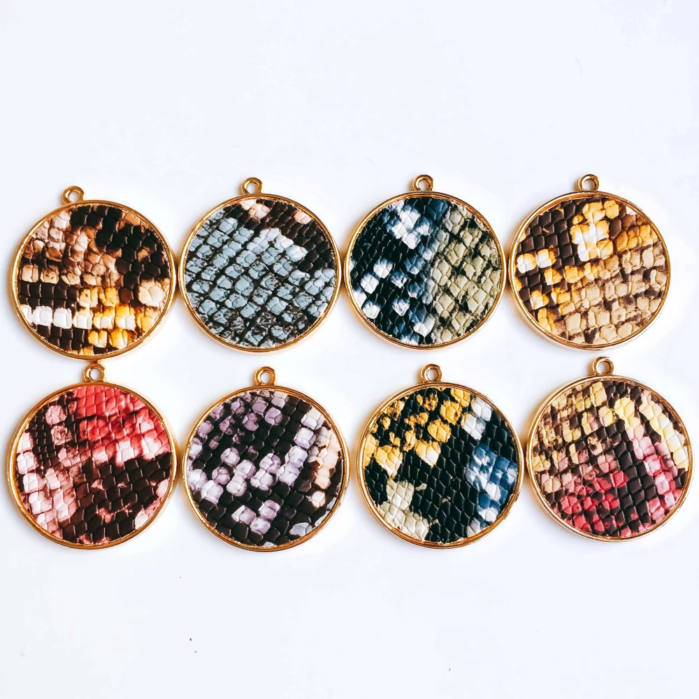 

Round Wool Stuff Spacer Mixed Colors Pendant Necklace Supplies for Jewelry Making Earring Accessories Components 4pcs KP2009