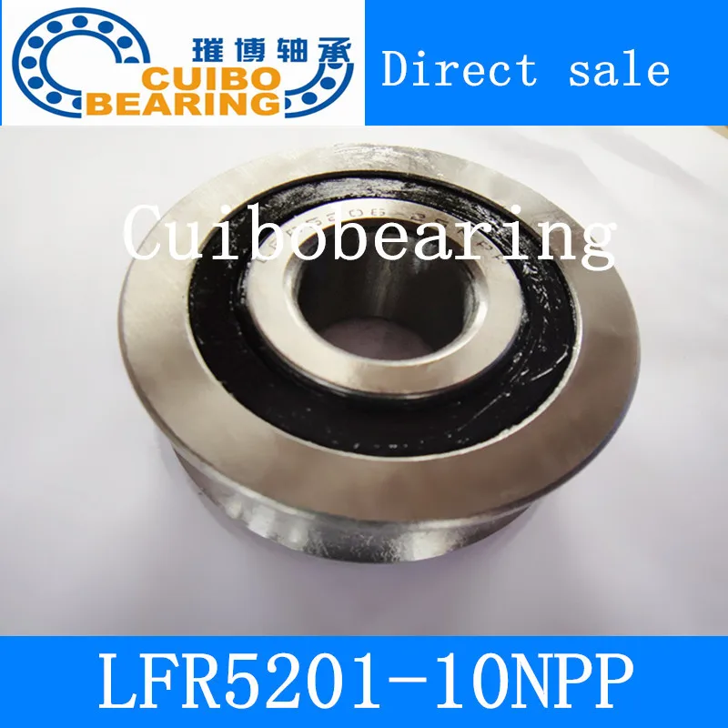 

10 PCS LFR5201NPP U Groove Track Roller Bearings (Rubber Seal)