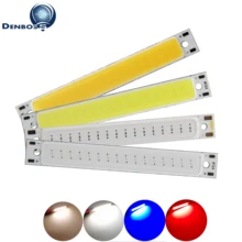 Горячая Распродажа DENBOSS Производитель 60x8 мм светодиодный COB полоса для рабочей лампы 1,5 Вт 3 Вт 2 в 3 В DC теплый белый синий красный COB светодиодный светильник для DIY