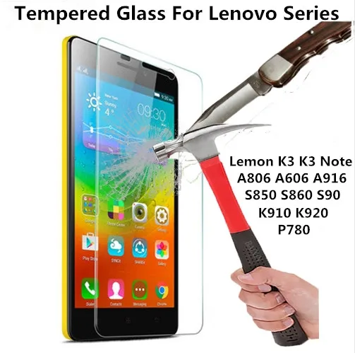 Для lenovo K3 Note K6 K900 K920 A536 A2010 A6010 A6020 S930 A850 Защитная пленка для переднего экрана из закаленного стекла