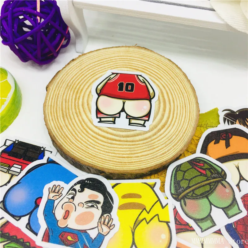 40 pcs Anime sells cute Stickers for Car Styling Bike Motorcycle Phone Laptop Travel Luggage Cool Funny Sticker Bomb Decals