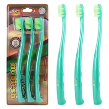 3 шт Бамбука Зубная щетка из древесного угля портативный мягкая Щетинная зубная щетка Eco удобная щетка очистка полости рта уход инструменты бытовые su