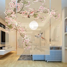 Китайский подвесной экран Биомбо украшения дома срезанные шторы простой гостиной птицы и цветы