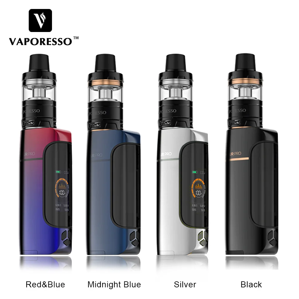 Original Electronic Cigarette Vaporesso Armour Pro 100W TC Vape Kit Armour Pro Box Mod with 5ml Cascade Baby Tank GT Mesh Coil Original Electronic Cigarette Vaporesso Armour Pro 100W TC Vape Kit Armour Pro Box Mod with 5ml Cascade Baby Tank GT Mesh Coil