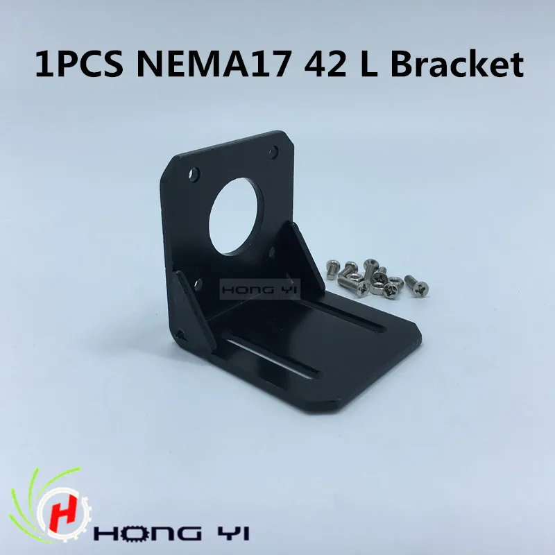 

1Pcs NEMA 17 Mounting L Bracket 42 Stepper Motor Steel Bracket Motor Mounts Stand Step Motor