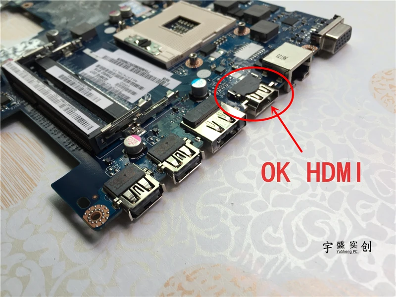 Новинка! PIWG2 LA 6753P материнская плата для ноутбука Lenovo G570 (для AMD HD 6300M видеокарта) с