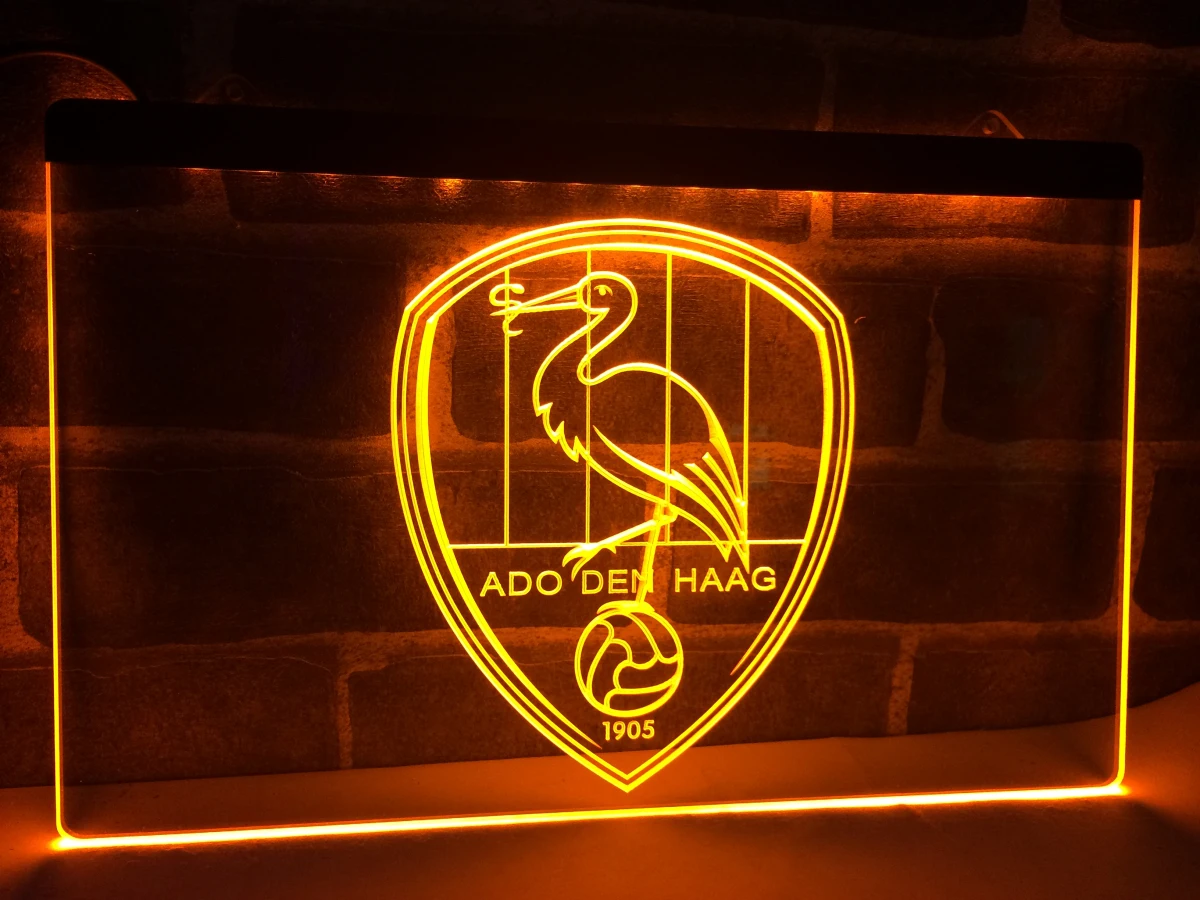 ZH002r ADO Den Haag Нидерланды футбол светодиодный светодиодная неоновая световая