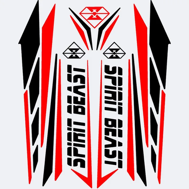 

Universal Motorcycle Accessories Body Stickers Decorative Stickers Decal Tags Paster Reflective Protector Sticker Waterproof