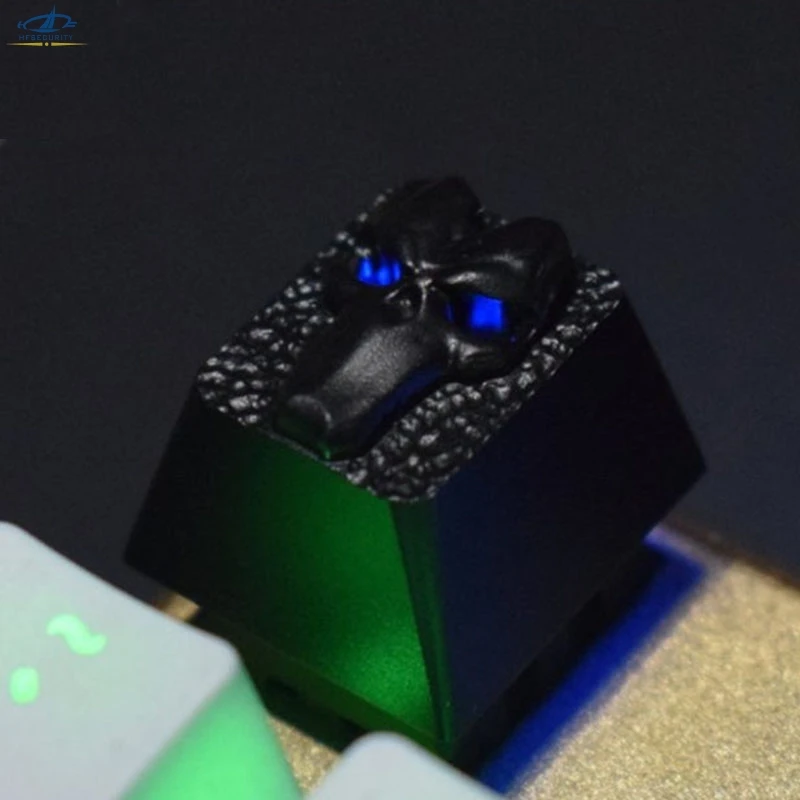 

[HFSECURITY] Darksiders Death Mask Backlit Gaming Keyboard Keycaps Aluminum Alloy Mechanical Keyboard Keycaps