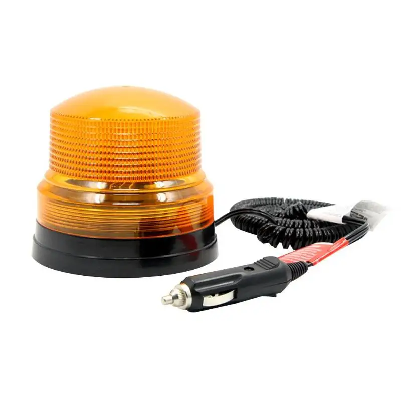 

12V Car Bus Magnetic Strobe Beacon Emergency Flashing Warning Light Amber