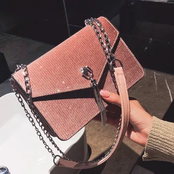 

Remiel Brand Fashion Women's Designer Handbag 2018 New High quality PU Leather Women bnag Tassel Chain Shoulder Messenger Bags