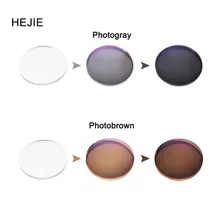 1,56 фотохромные очки с переходом оптические линзы для близорукости солнцезащитные очки с одним висоновым объективом фото серый или фото коричневый хамелеон