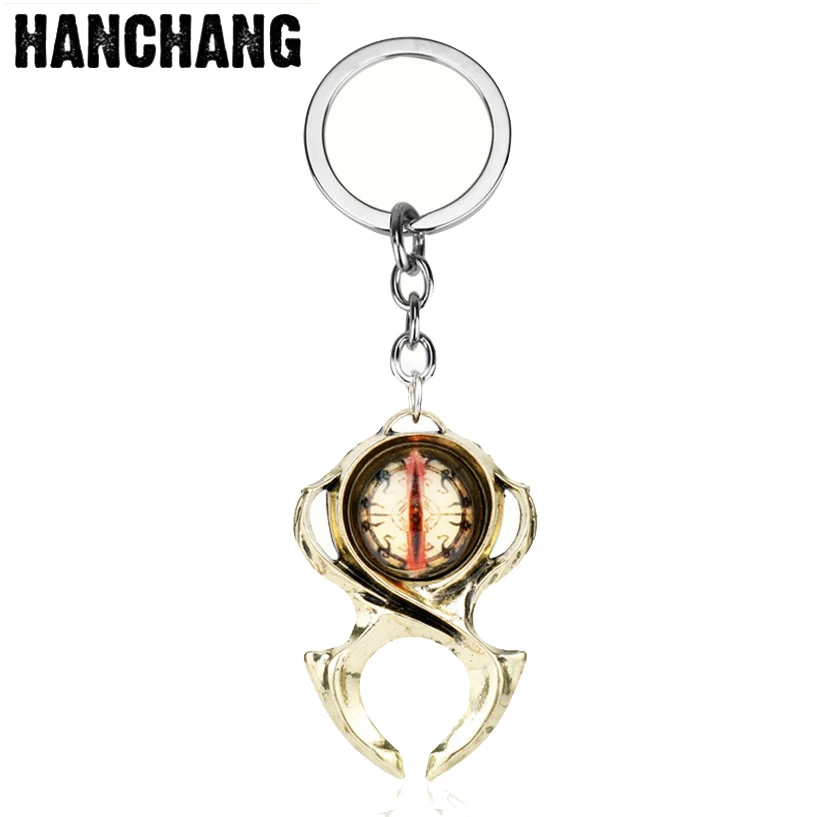 

New Arrival Diaablo 3 Hradi Keeper Guardian Ryan's Pendant Keychain Griftah Amulet Sweat Rope Keychain Keyring Fans Gift
