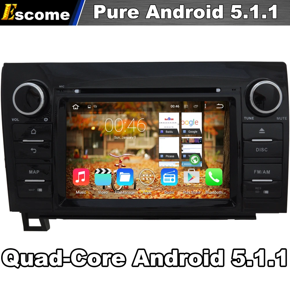 Pure Android 5 1 Car DVD for Toyota Tundra 2007 2008 2009 2010 2011 2012 2013