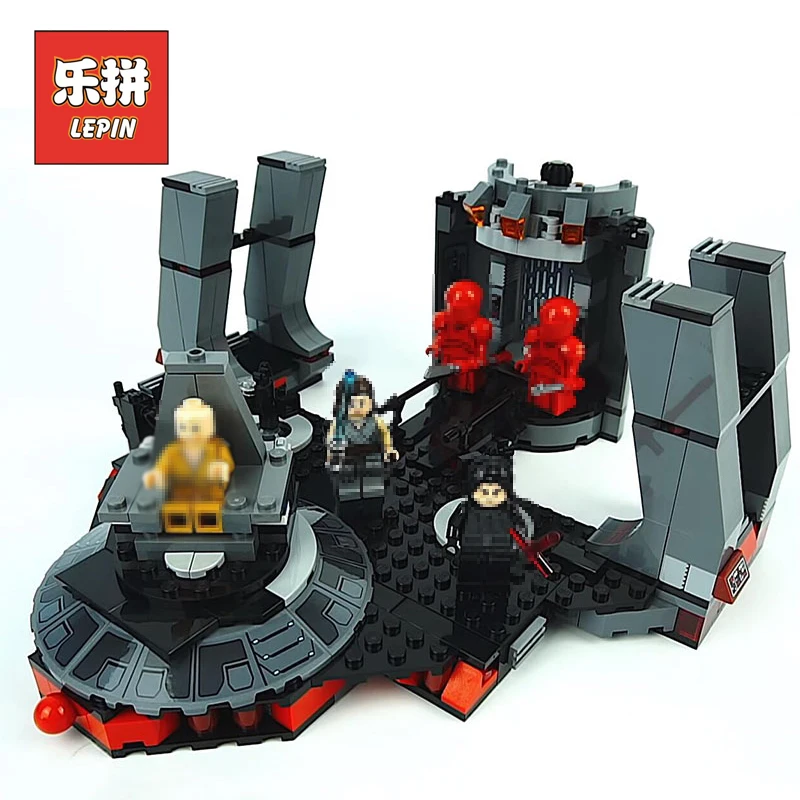

Lepin 05148 Star Plan Wars the Snoke's Throne Room Set 75216 Model Building Blocks Bricks Legoinglys Starwars Toys for Children