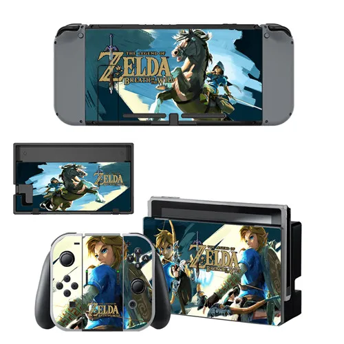 Легенда о Зельде наклейка для кожи vinilo для Nintendo doswitch наклейка s skins для Nintendo Switch NS консоль Joy-Con контроллеры - Цвет: YSNS0549