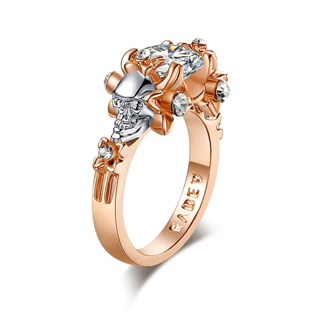 Evbea 2017 New Designer Women Rings Fashion Rhinestone Elegant Evbea 2017 New Designer Women Rings Fashion Rhinestone Elegant Skull Ring Jewelry Engagement Gifts R395