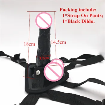 Strap On Realistic Penis Pants For Woman Men Couples Strapon Dildos Panties For Lesbian Gay SM Game Sex Toys for Adult Cock 4