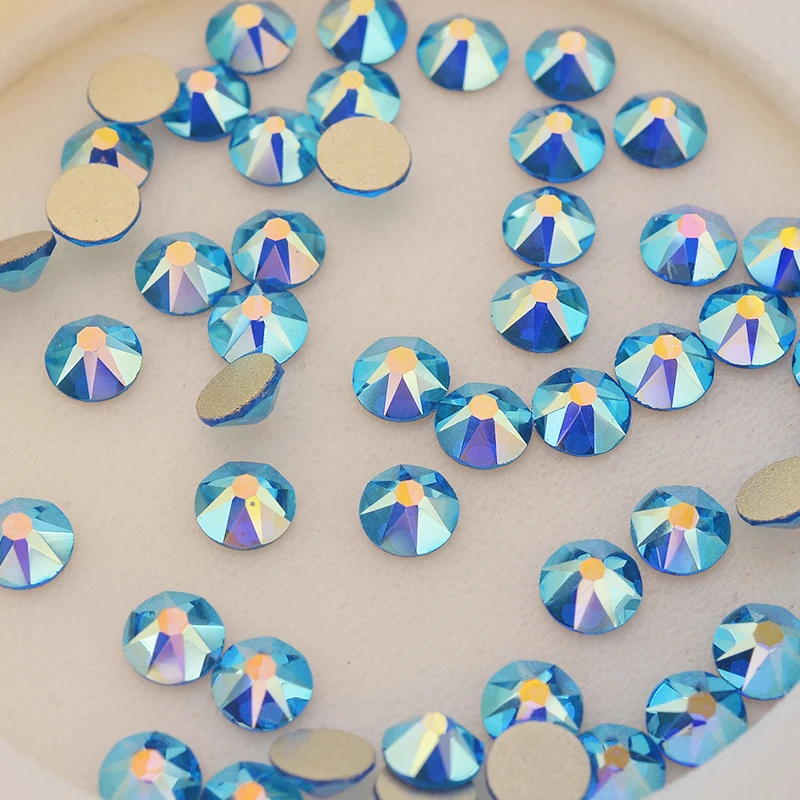 

Crystal Rhinestone Strass 2088 Crystals ss20 4.6-4.8mm Capri Blue AB Nail Art Non hotfix Rhinestones