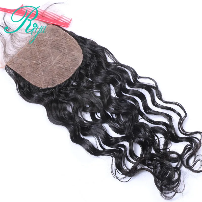 water wave bundles with 4X4 silk base closure  (3) - 
