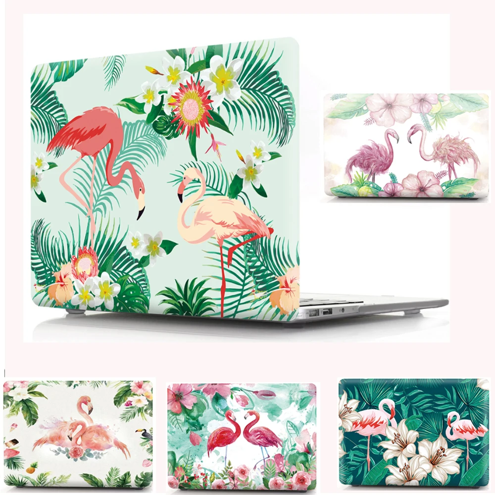 Flamingos Hard Laptop Case For APPle MacBook Air Pro Retina 11 12 13 15 Cover For Mac 11.6 15.4 13.3 Touch Bar Sleeve Shell