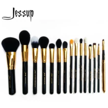 2017 Hot High Quality Jessup Pro 15pcs Makeup Brushes Set Powder Foundation Eyeshadow Concealer Eyeliner Lip Brush Tool T093