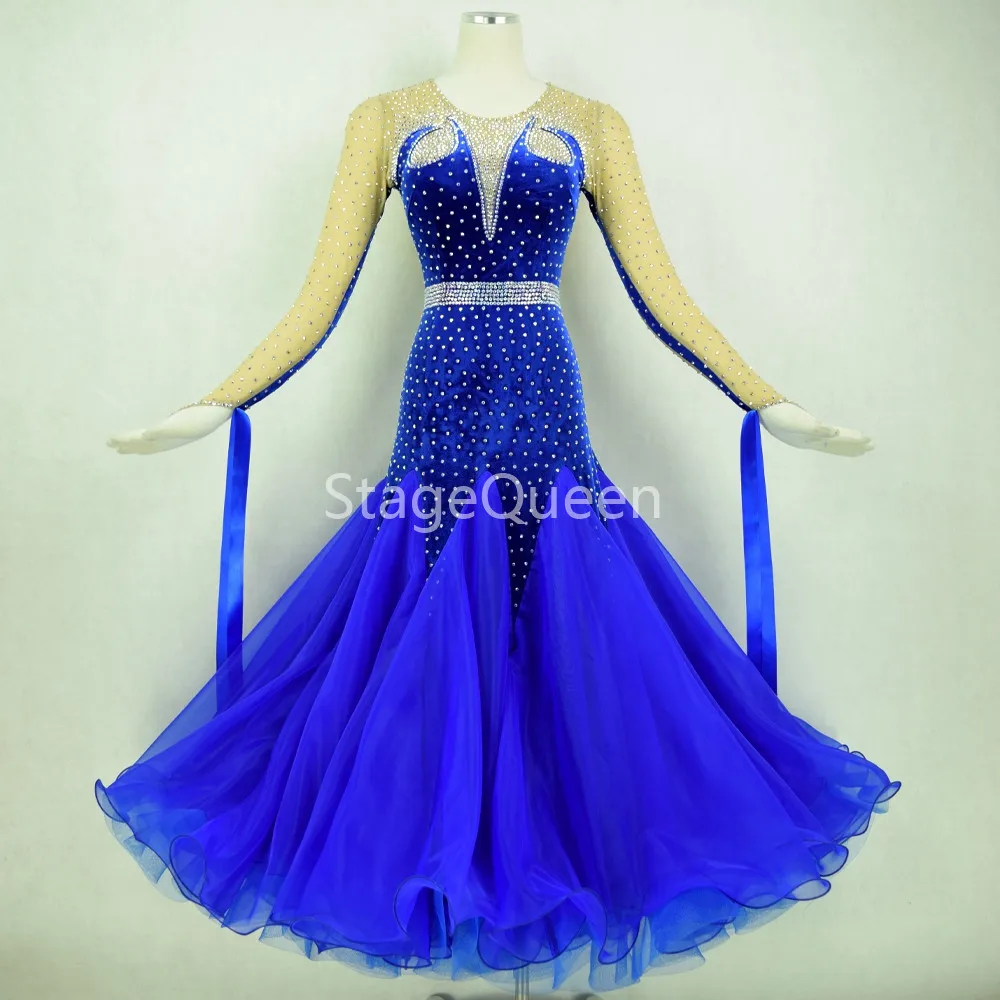

Sparkly Crystals Ballroom Dance Competition Dresses Women/Ballroom Dresses/Ballroom Waltz Dresses/Ballroom Dancing/Waltz Dress