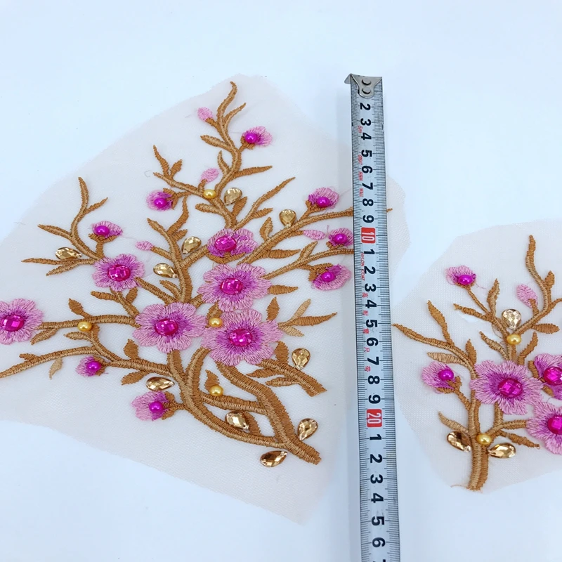 1 set  new embroidery lace applique floral decoration accessories 1 set  new embroidery lace applique floral decoration accessories