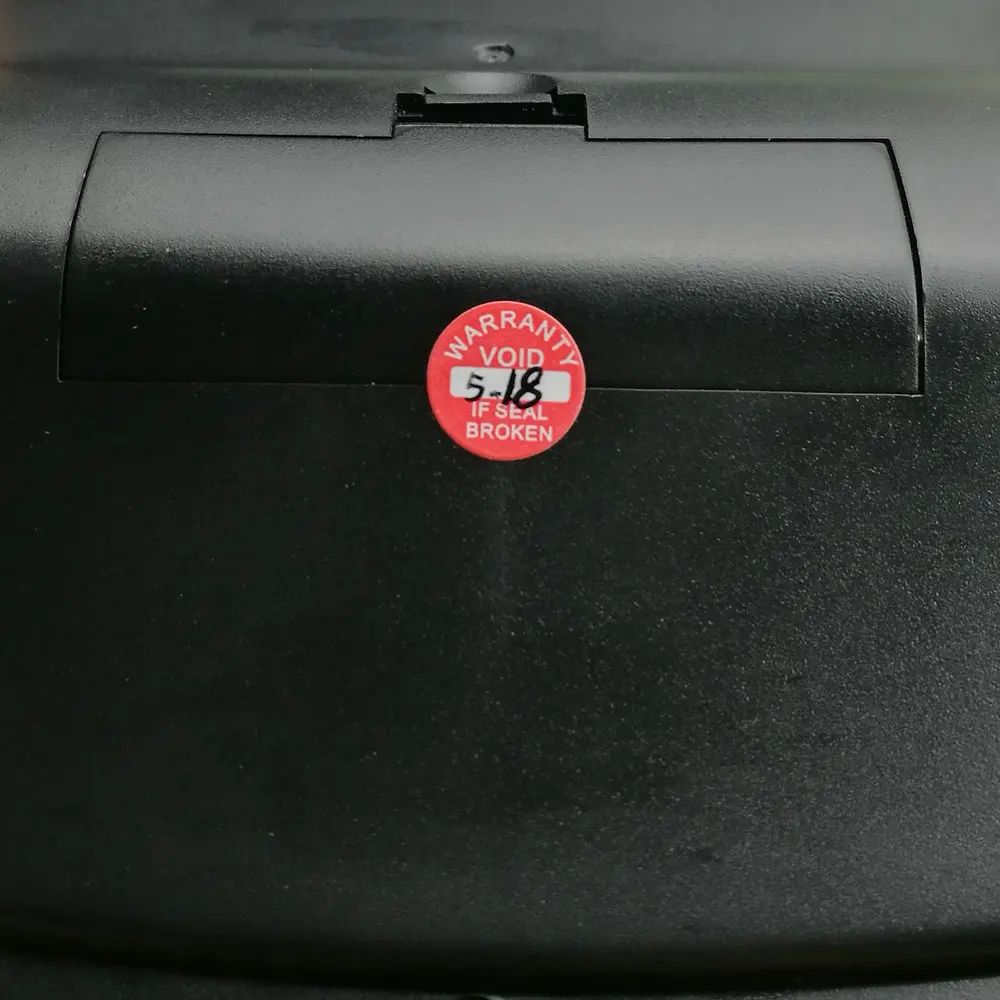 Fragile WARRANTY VOID IF SEAL IS BROKEN Warranty Sticker Red Round Size 1000pcs | Канцтовары для офиса и дома