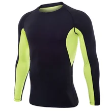 Мужские футболки для бега с длинным рукавом быстросохнущие рубашки мужские однотонные дышащие мужские s плотно облегающие топы Мужские спортивные фитнес