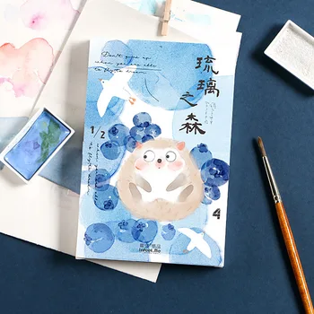 

30 Pcs/Set Glass Forest Cute Animals Postcard/Greeting Card/Message Card/Christmas And New Year Gift