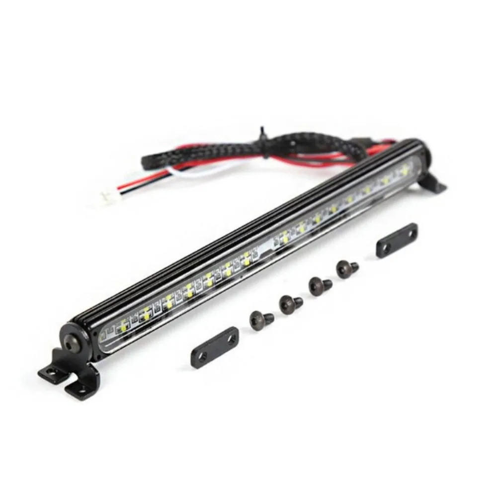

2019 Trx4 Metal LED Roof Lamp Light Bar for 1/10 RC Crawler Traxxas Trx-4 Trx 4 SCX10 90027 & SCX10 II 90046 90047 for Car Part