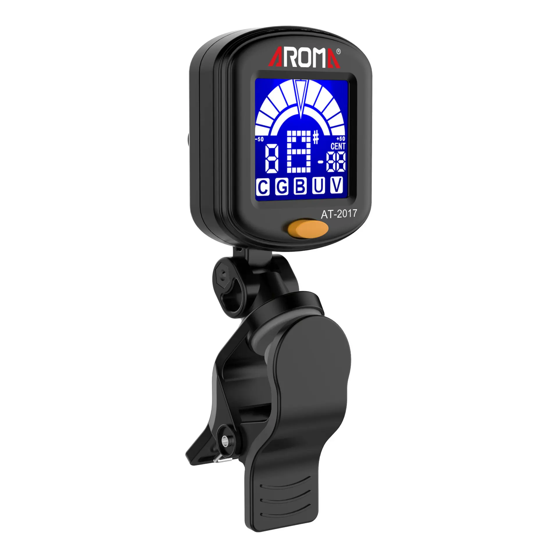 AROMA Guitar Bass Violin Ukulele acoustic guitar tuner mini portable clip-on digital electric professional AT-2017 Tuner AROMA Guitar Bass Violin Ukulele acoustic guitar tuner mini portable clip-on digital electric professional AT-2017 Tuner