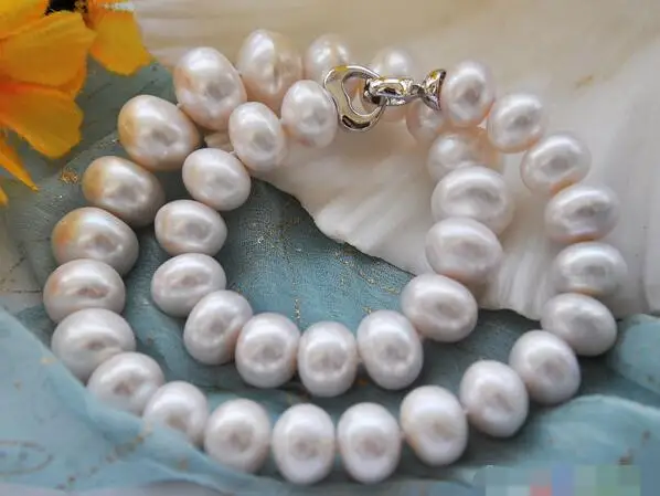 

FREE SHIPPING>>>@@ > 3633 3ROW DENS WHITE BIWA FRESHWATER PEARL NECKLACE