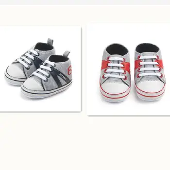 

Knitwear football screen printing baby anti-slip baby walking shoes