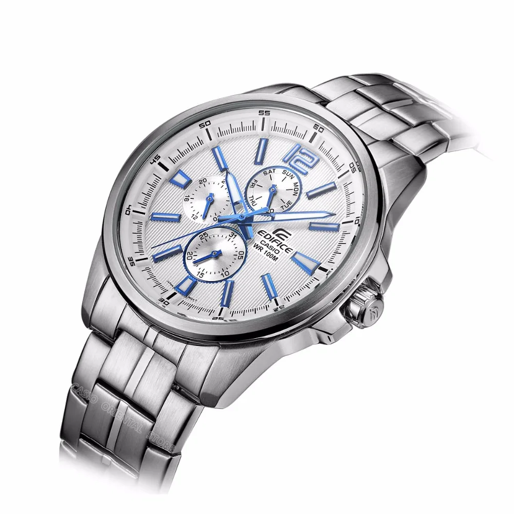 Casio Часы edifice 2017 бизнес часы мужские роскошные Брендовые кварцевые наручные Relogio