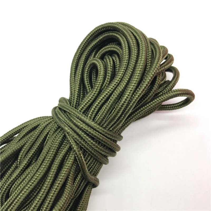 10Yards/Lot 3mm Solid Parachute Cord Lanyard Rope Mil Spec Type One Strand Climbing Camping Survival Equipment Paracord 