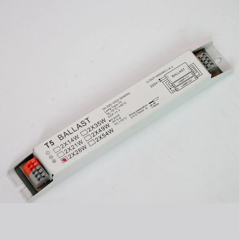 2 шт. T5 2X28W 2X14W T8 18W 36W 220V 240V 50/60HZ мощные электронные балласты 210X30X20mm|electronic ballast|ballast