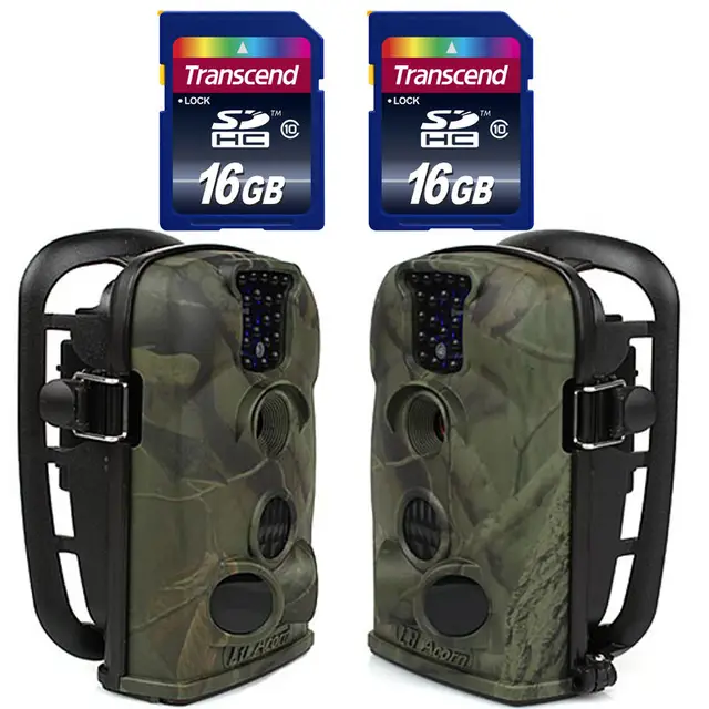 Best price at $235 Cheap Free Shipping!2pcs/lot 940NM Invisible LED Ltl Acorn LTL-5210A Trail Hunting Camera +Free 16GB SD Card