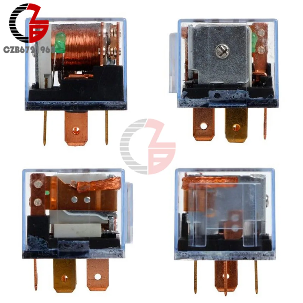 Details about   Waterproof Automotive Relay 12/24V 80A 4/5Pin SPDT Car Control Device Car Rel Jc 