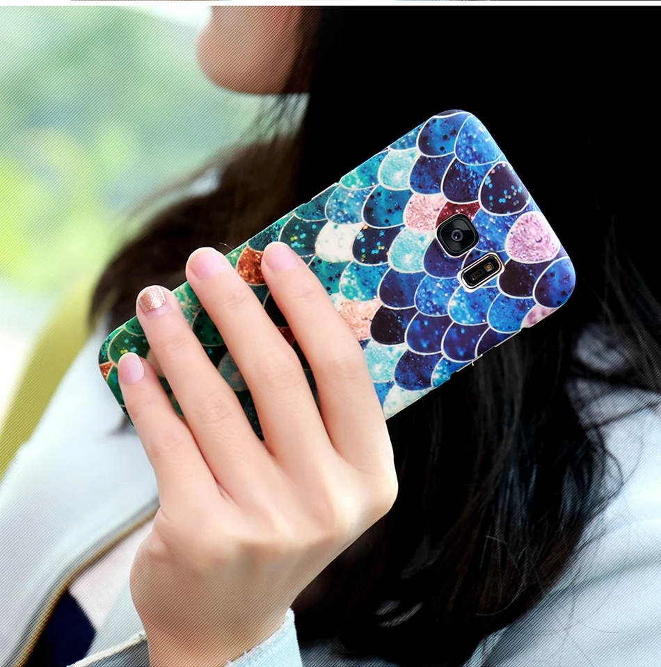 3D Scales Colorful Case For Phone 6 5 6S 7 Plus (11)