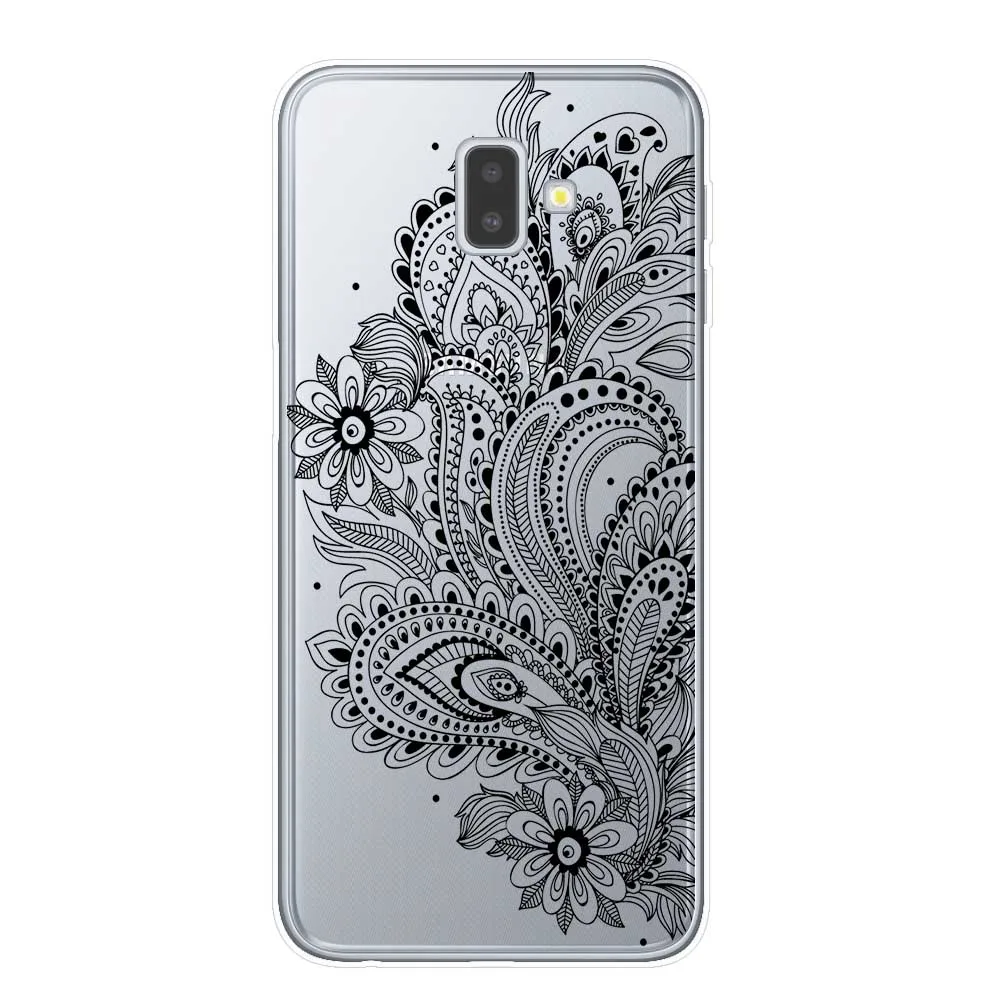 Чехол для Samsung чехол с цветочным рисунком J3 J5 J7 2016 2017 J4 J6 Plus 2018 Note 8 9 10 Pro кружевной