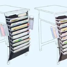 Креативная канцелярская многофункциональная Студенческая настольная подвесная сумка для книг, обучающая сумка для хранения книг