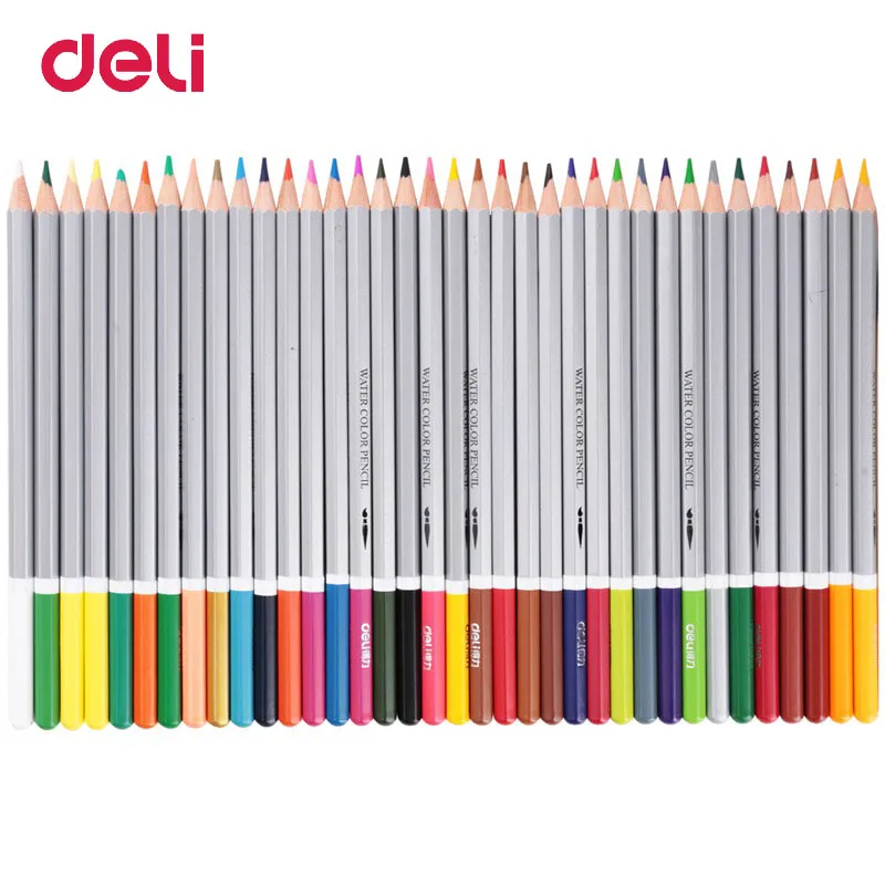 

Deli Watercolor Marker Painting Pen 36 Colors Professional Soluble Pencil Professional Drawing Color Pencils For Art Supplies